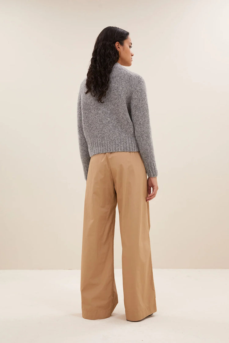 By Bar Jonas Zipp Cardigan grey mel