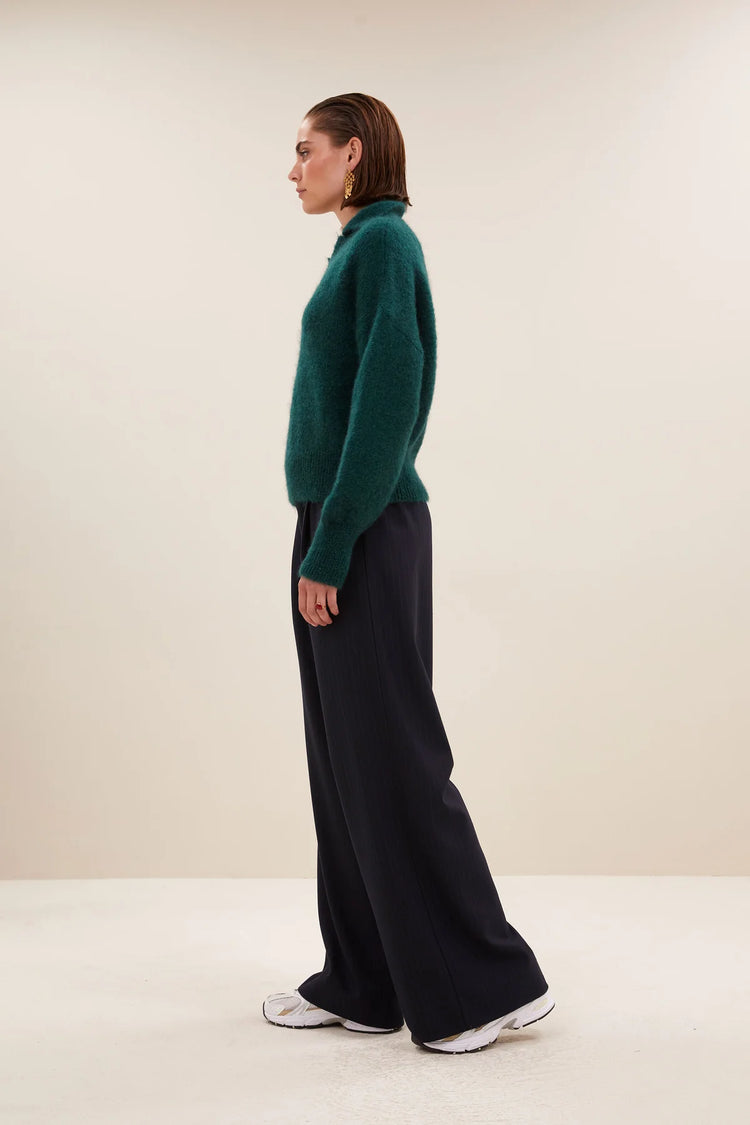 By Bar Polo Pullover dark green