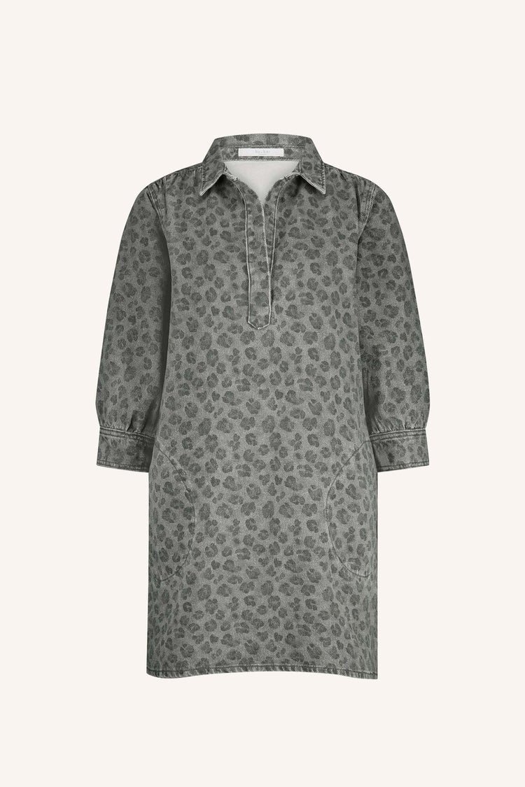 By Bar Flynth Grey Cheetah Dress grey cheetah