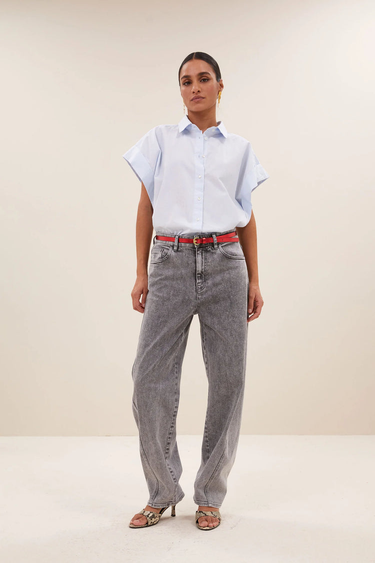 By Bar Begum Grey Pants grey denim