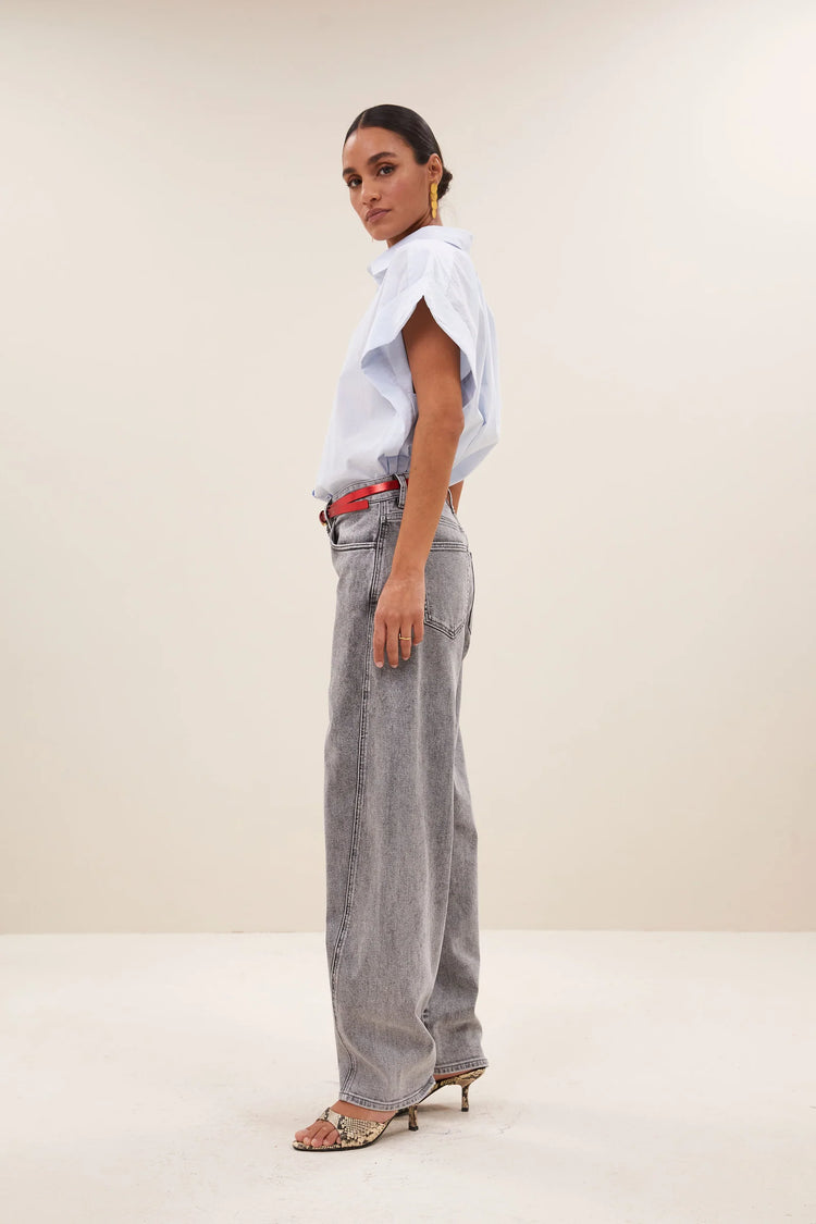 By Bar Begum Grey Pants grey denim