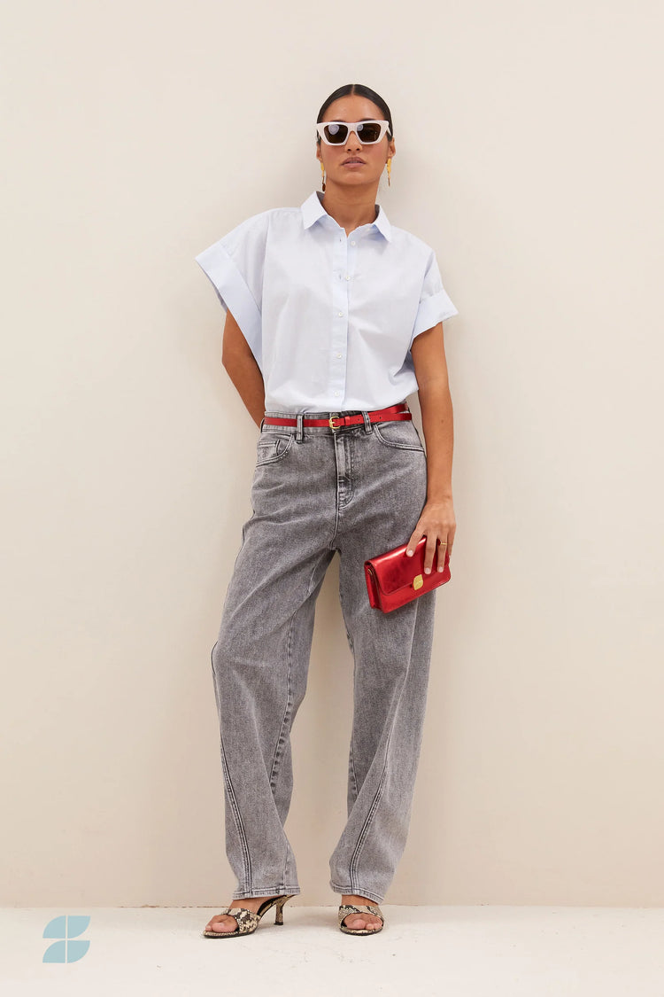 By Bar Begum Grey Pants grey denim
