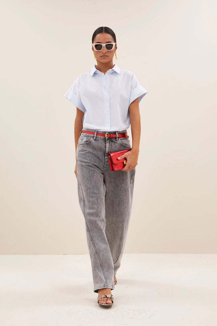 By Bar Begum Grey Pants grey denim