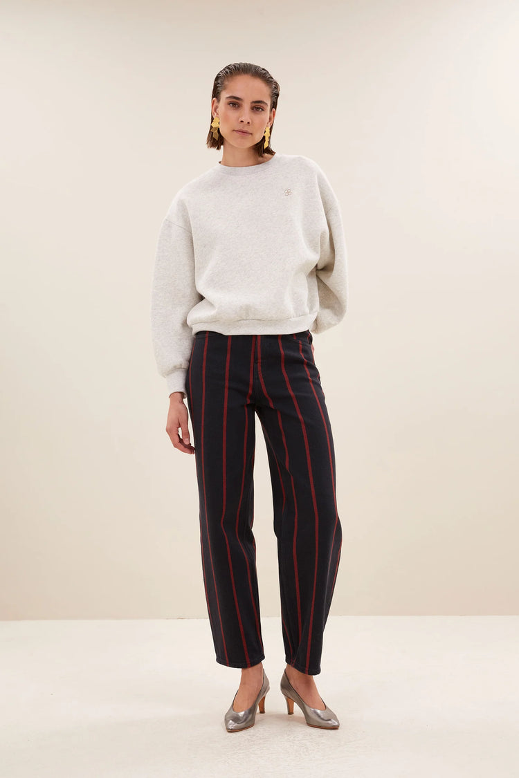 By Bar Bibi Dance Sweater light grey mel