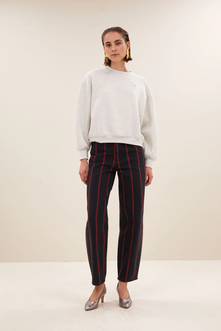 By Bar Bibi Dance Sweater light grey mel