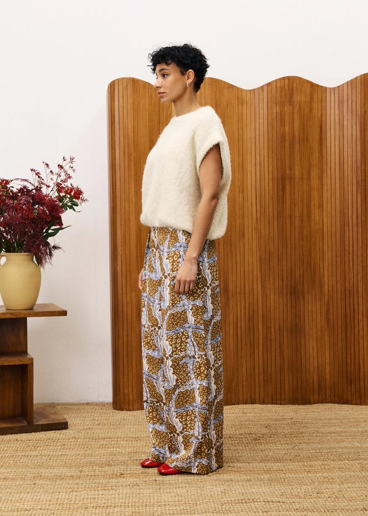 FRNCH Jasmin Pull creme
