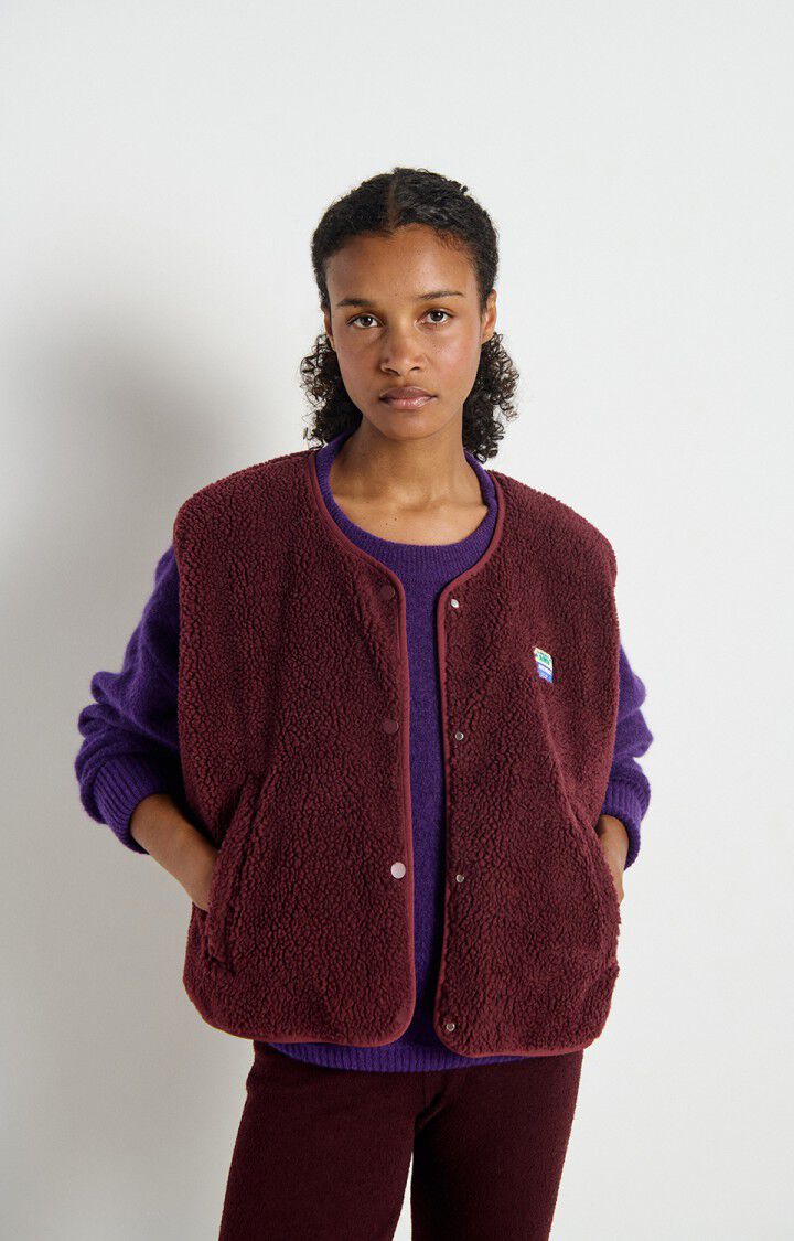 American Vintage HOK16B Veste bordeaux chine