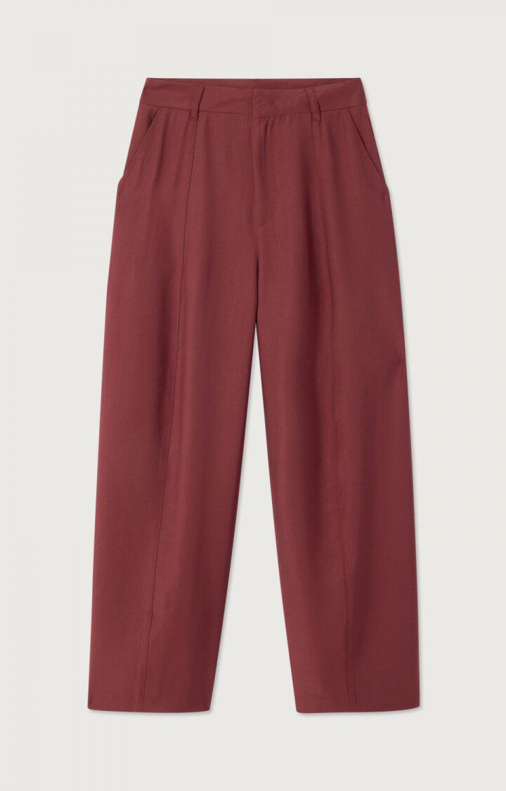 American Vintage LAN10B Pantalon cerisier