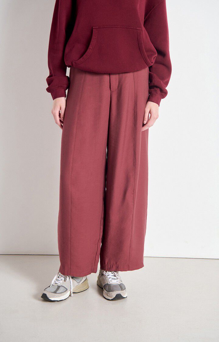 American Vintage LAN10B Pantalon cerisier