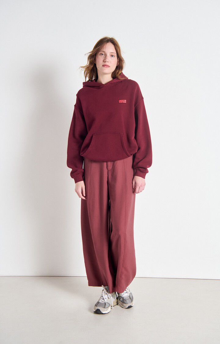 American Vintage LAN10B Pantalon cerisier