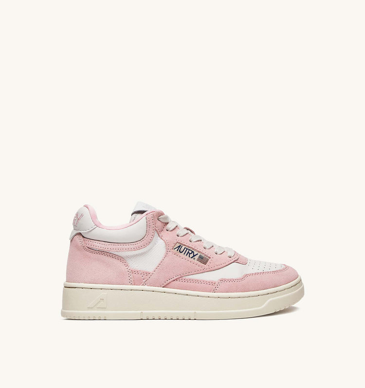 Autry CE17 leather white academy pink (web only)