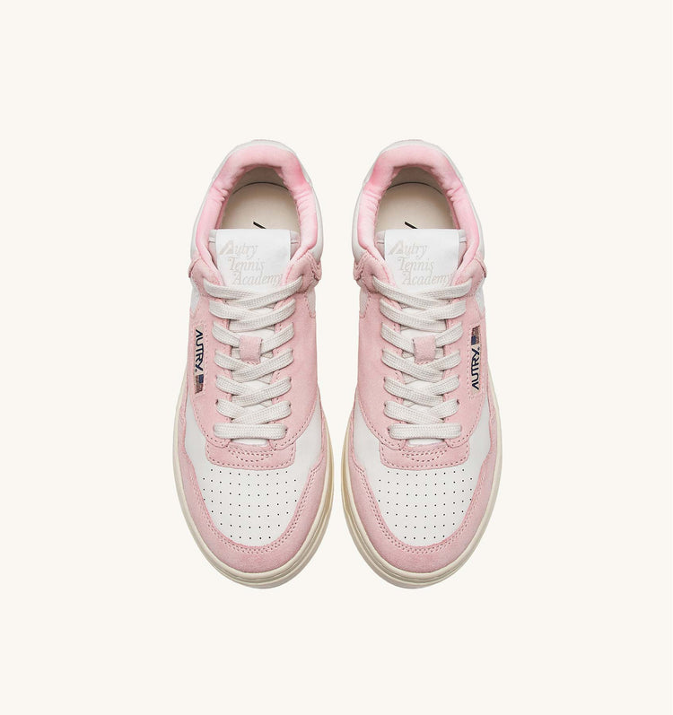 Autry CE17 leather white academy pink (web only)