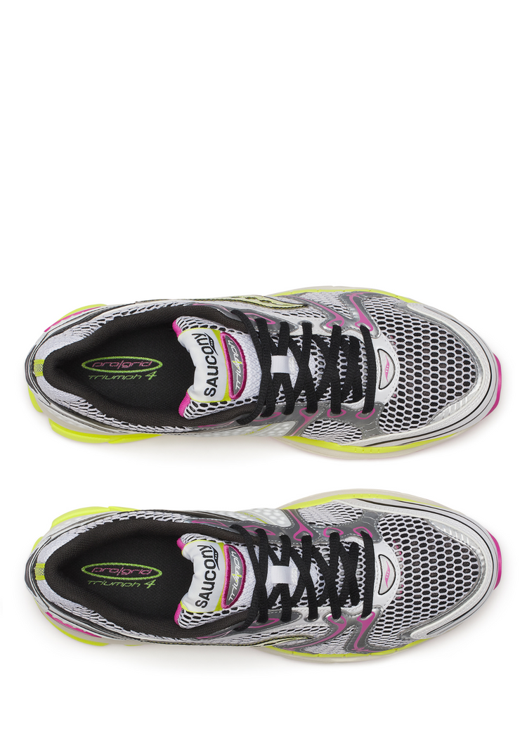 Saucony Progrid Triumph 4 white fluo