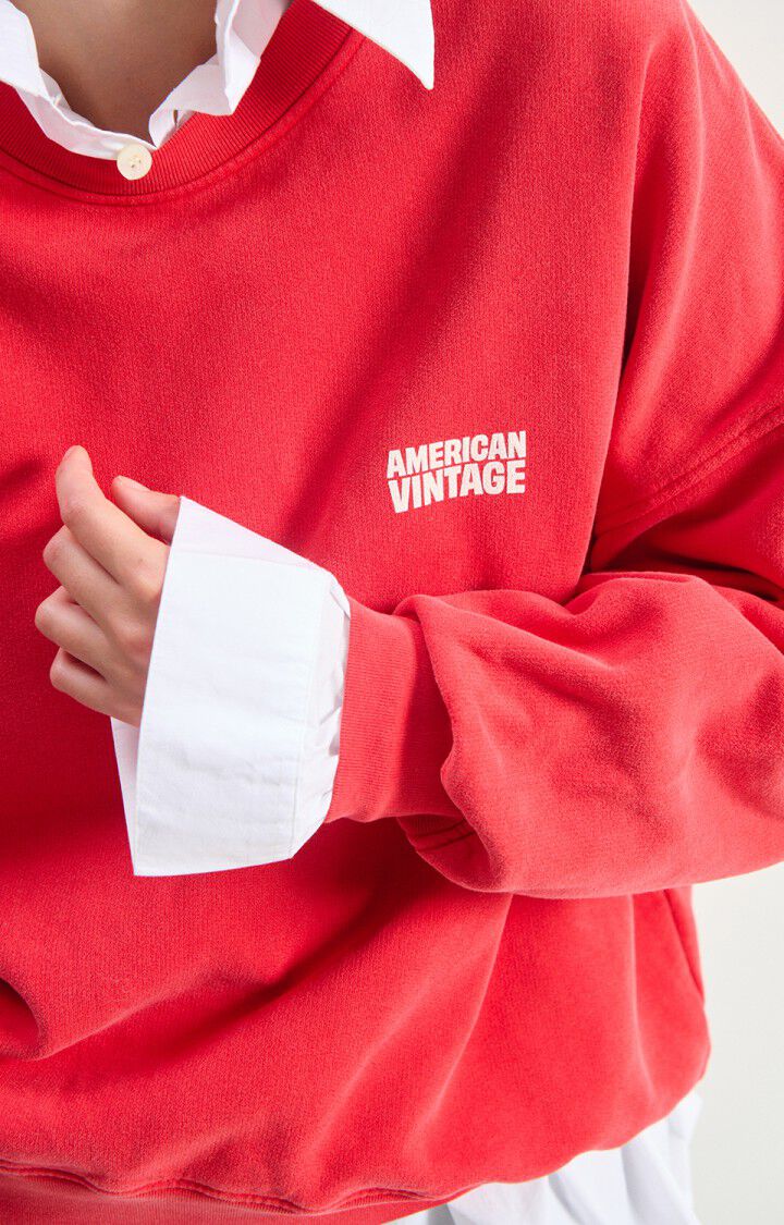 American Vintage PLI03C Sweater volcan vintage
