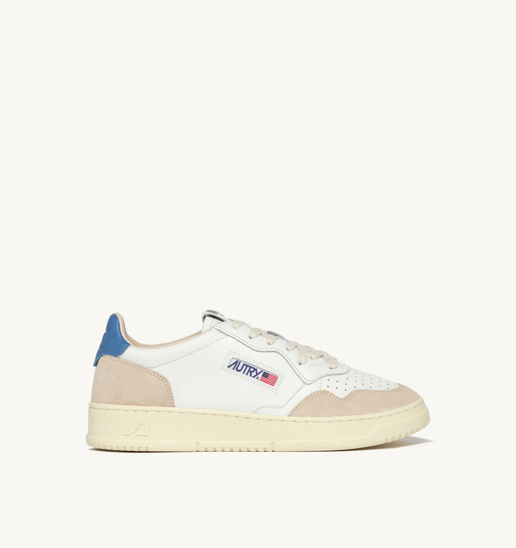Autry LS66 leather suede white azure
