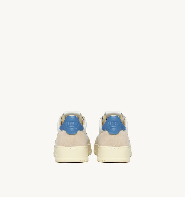 Autry LS66 leather suede white azure