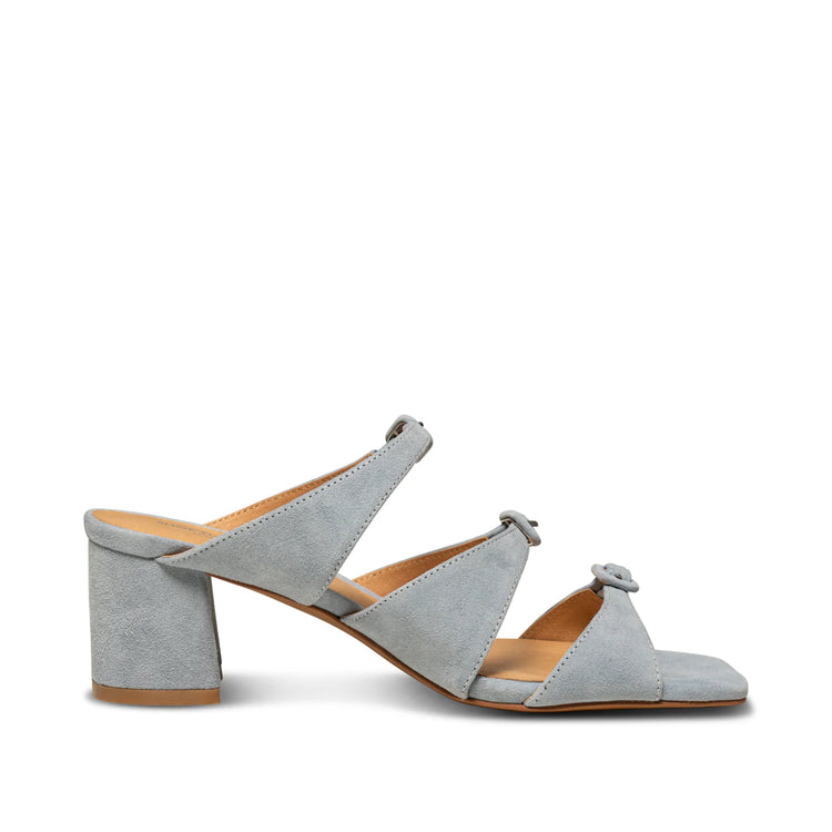 Shoe The Bear Hanna Buckle Mule Suede baby blue (web only)