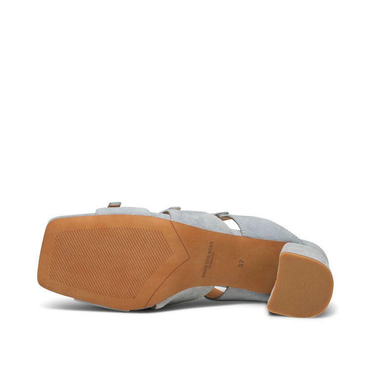 Shoe The Bear Hanna Buckle Mule Suede baby blue (web only)