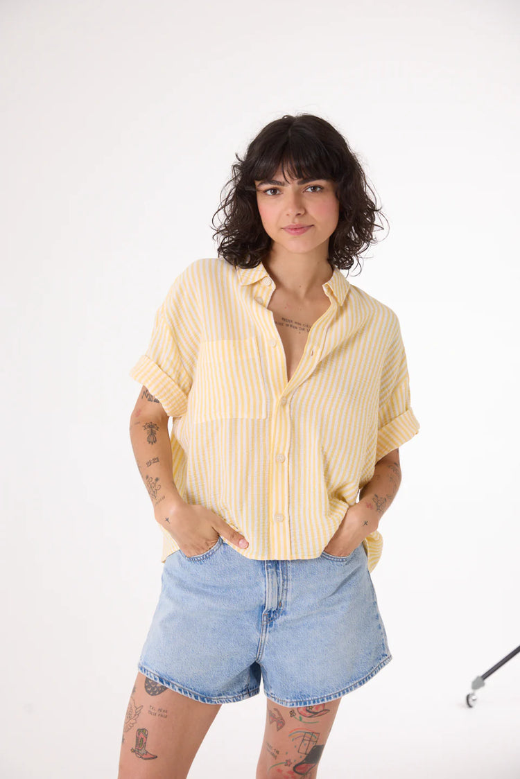 Sacrecoeur Alma Sorbet Blouse jaune