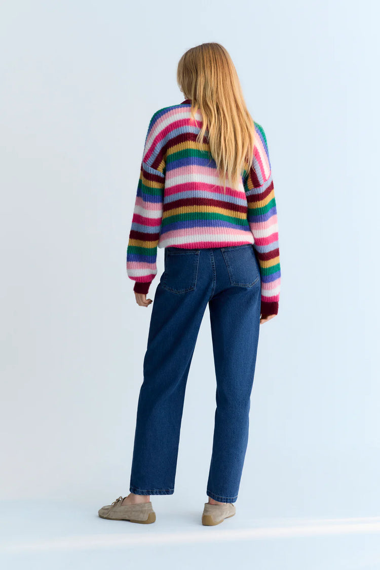 The New Society TNS Denim Pant Regular mid blue