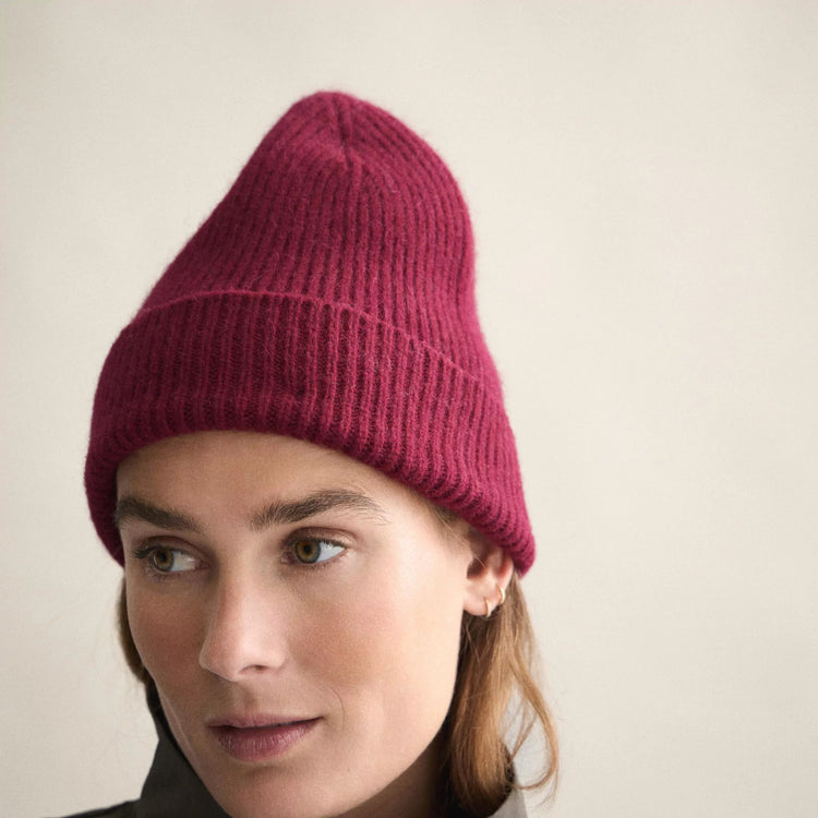 Le Bonnet Beanie classic wine