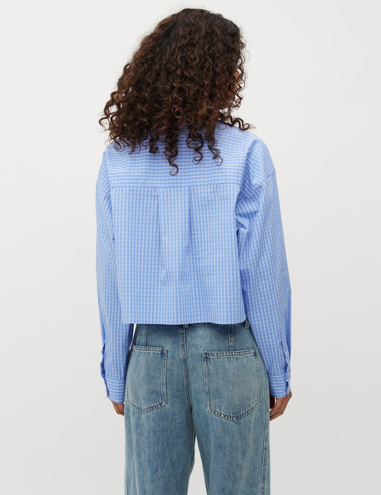 mbyM Emele Calia Shirt ultramarine check