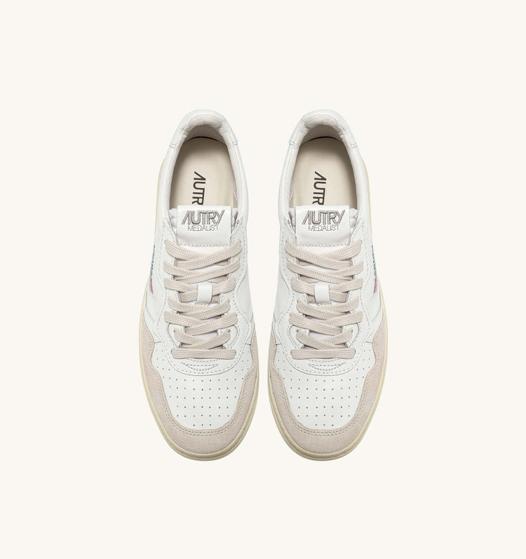 Autry LS33 leather / suede white