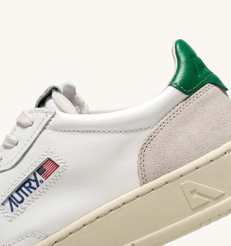 Autry LS23 leather suede white amazon