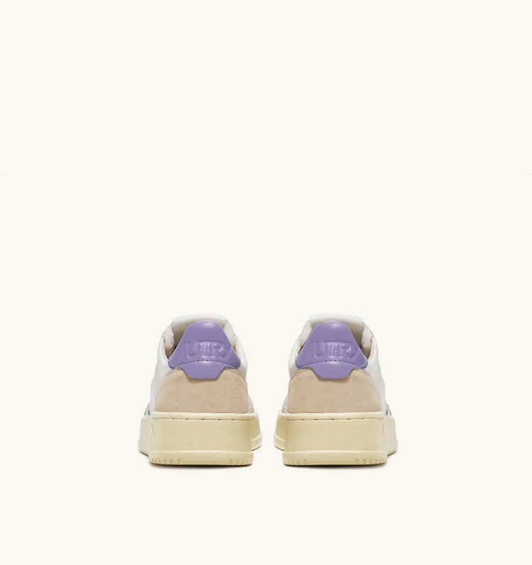 Autry LS53 leather suede white lavender