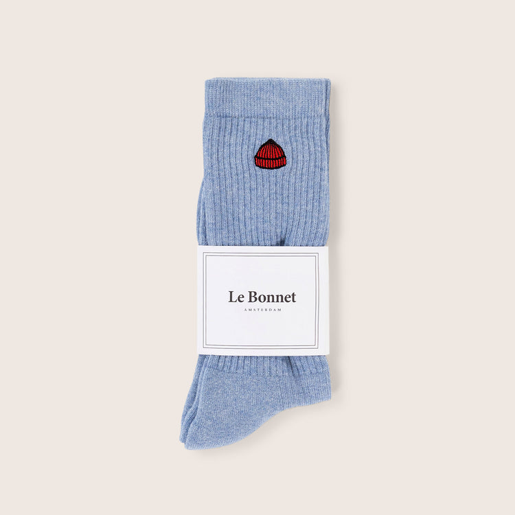 Le Bonnet Socks light blue sky