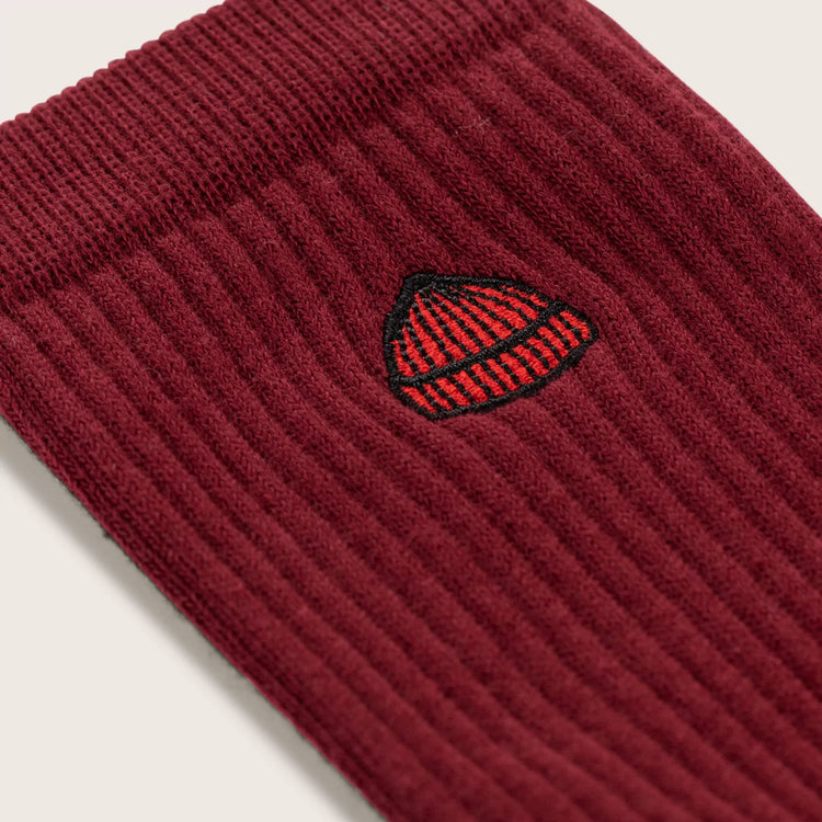 Le Bonnet Socks bordeaux
