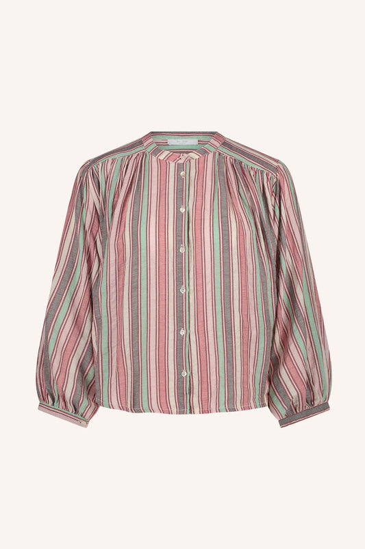 By Bar Becky Multi Stripe Athia Blouse multi stripe