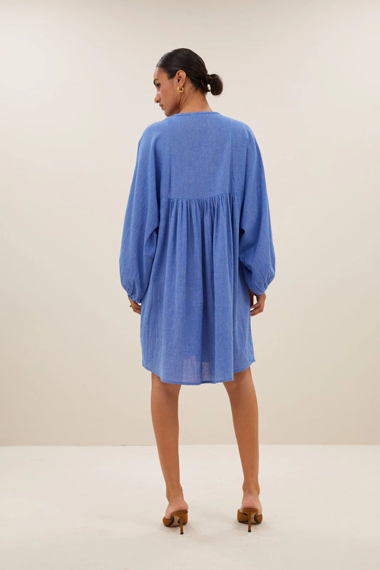 By Bar Philou Athia Dress sapphire blue