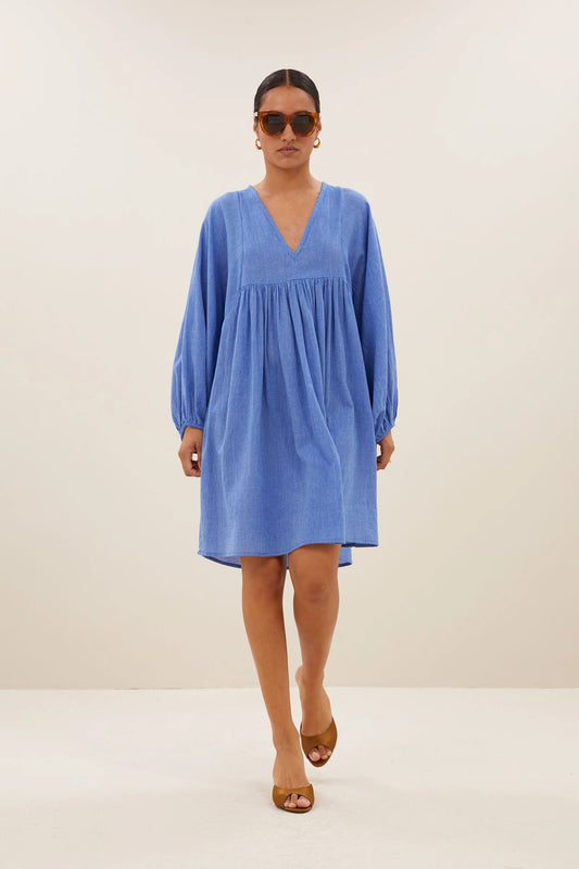 By Bar Philou Athia Dress sapphire blue