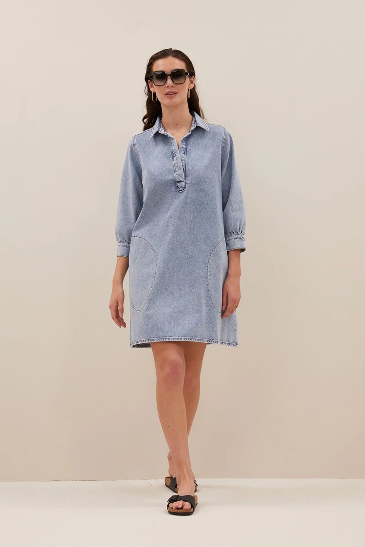 By Bar Flynth Denim Dress light denim