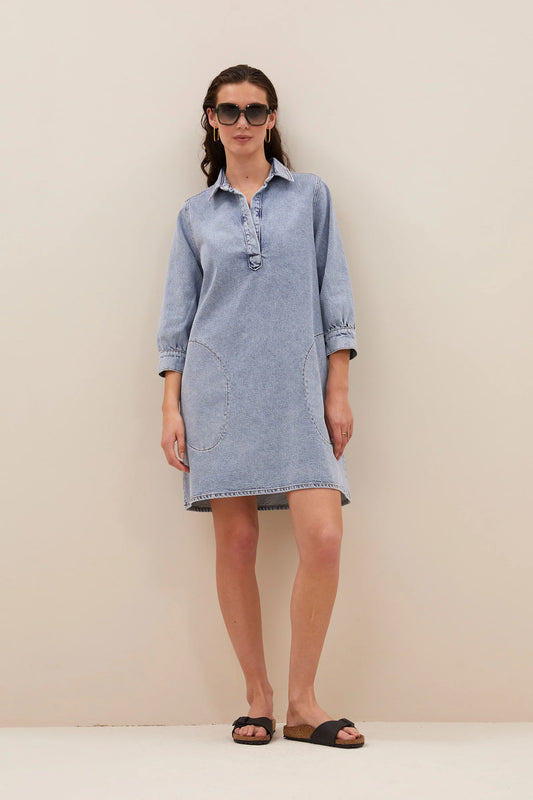 By Bar Flynth Denim Dress light denim