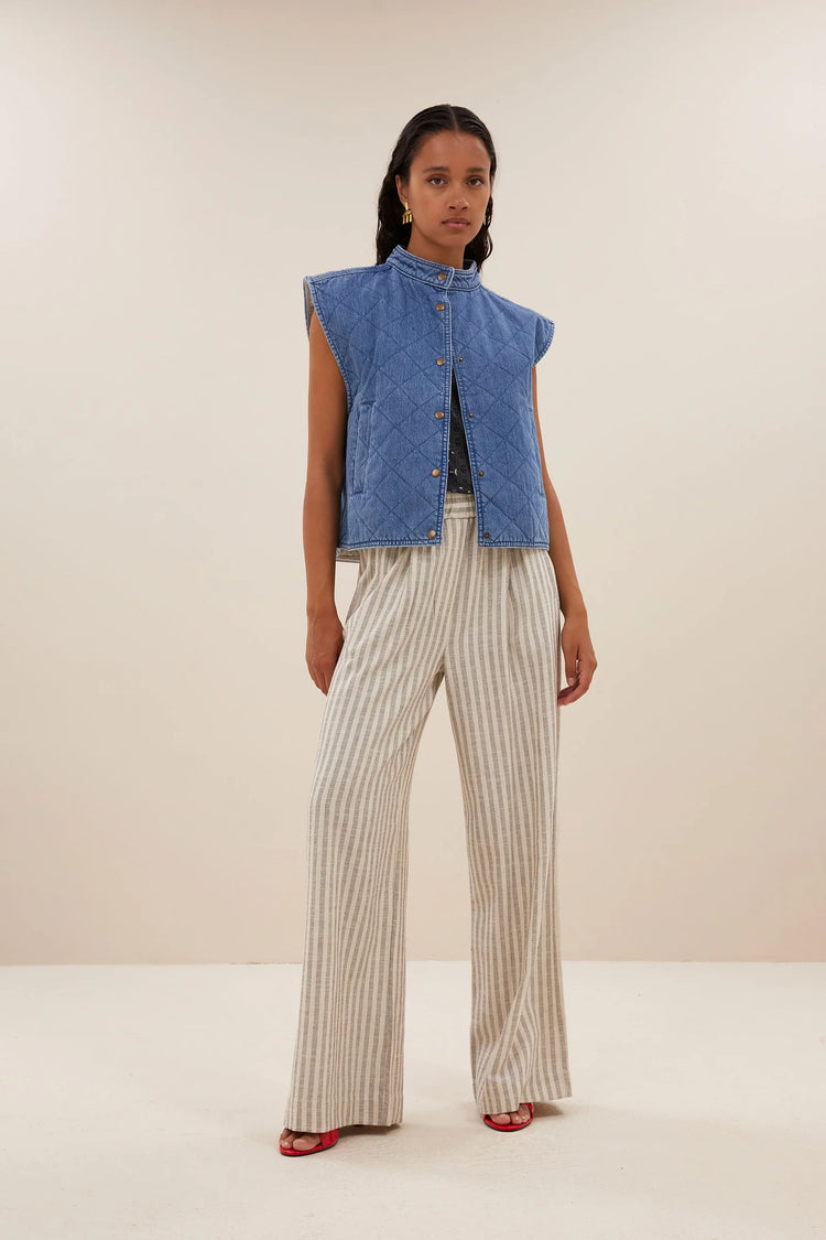 By Bar Mave Denim Sleeveless Jacket denim