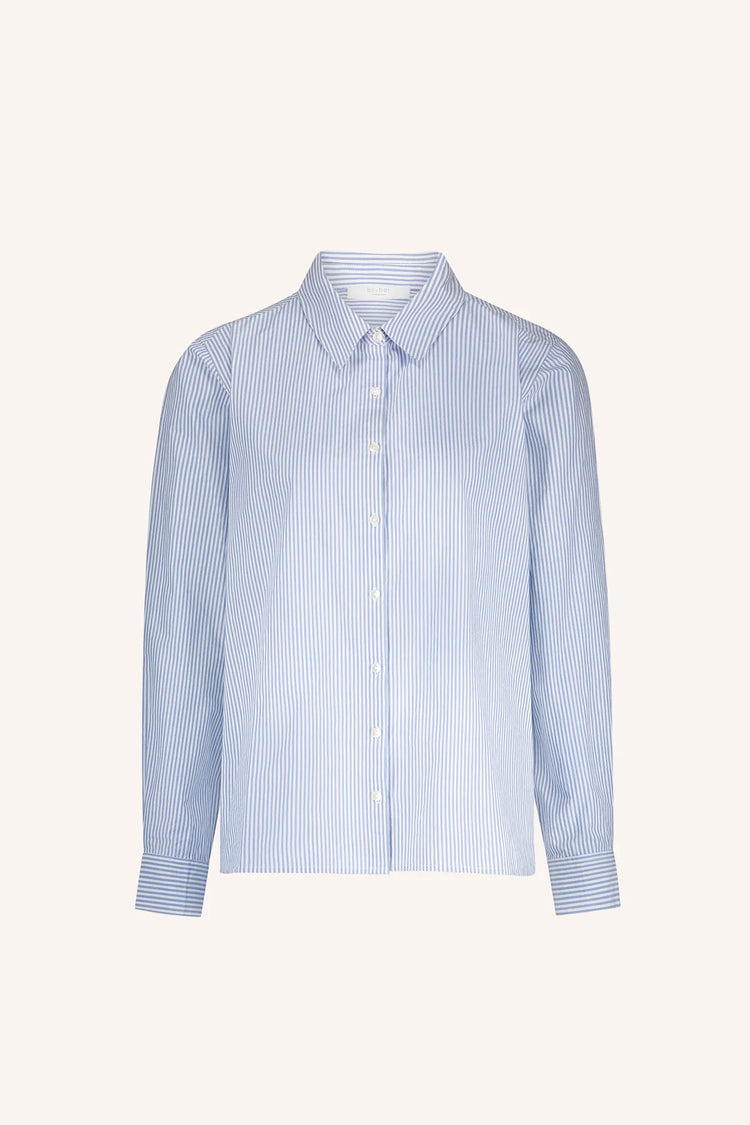 By Bar Joly Stripe Blouse sky blue stripe