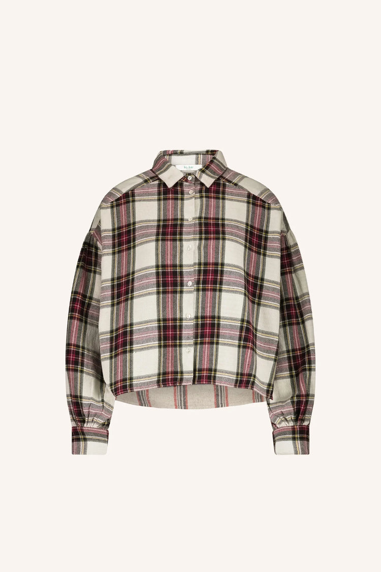 By Bar Sarah Short Check Blouse tartan check