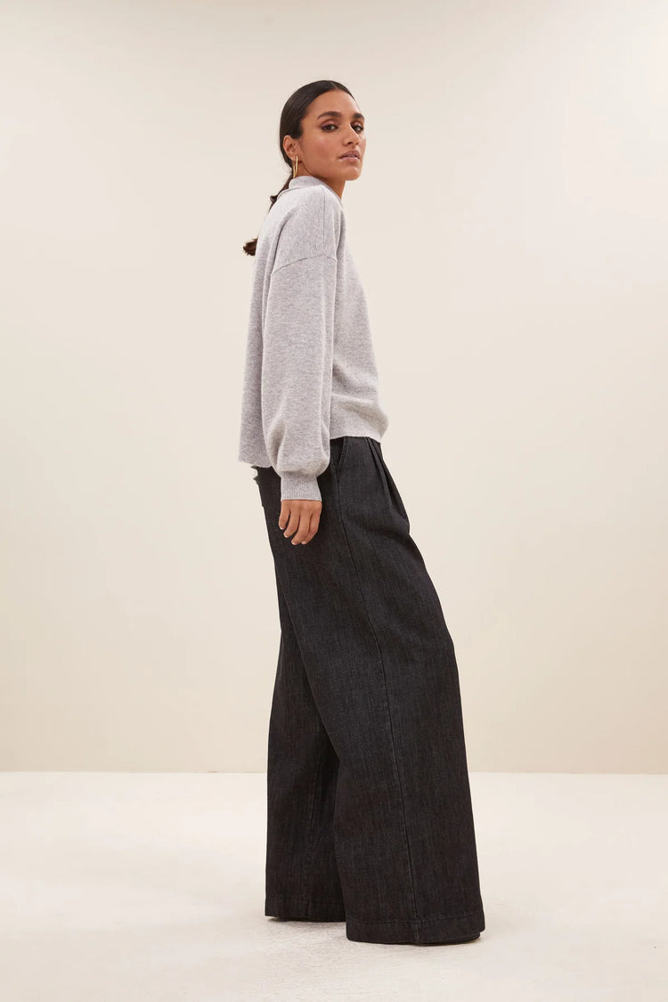 By Bar Sammie Pullover grey mel