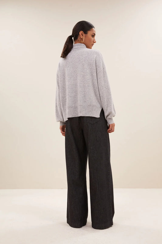 By Bar Sammie Pullover grey mel