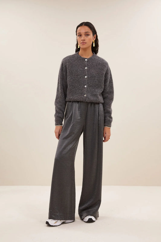 By Bar Benji Metallic Pants metallic silver