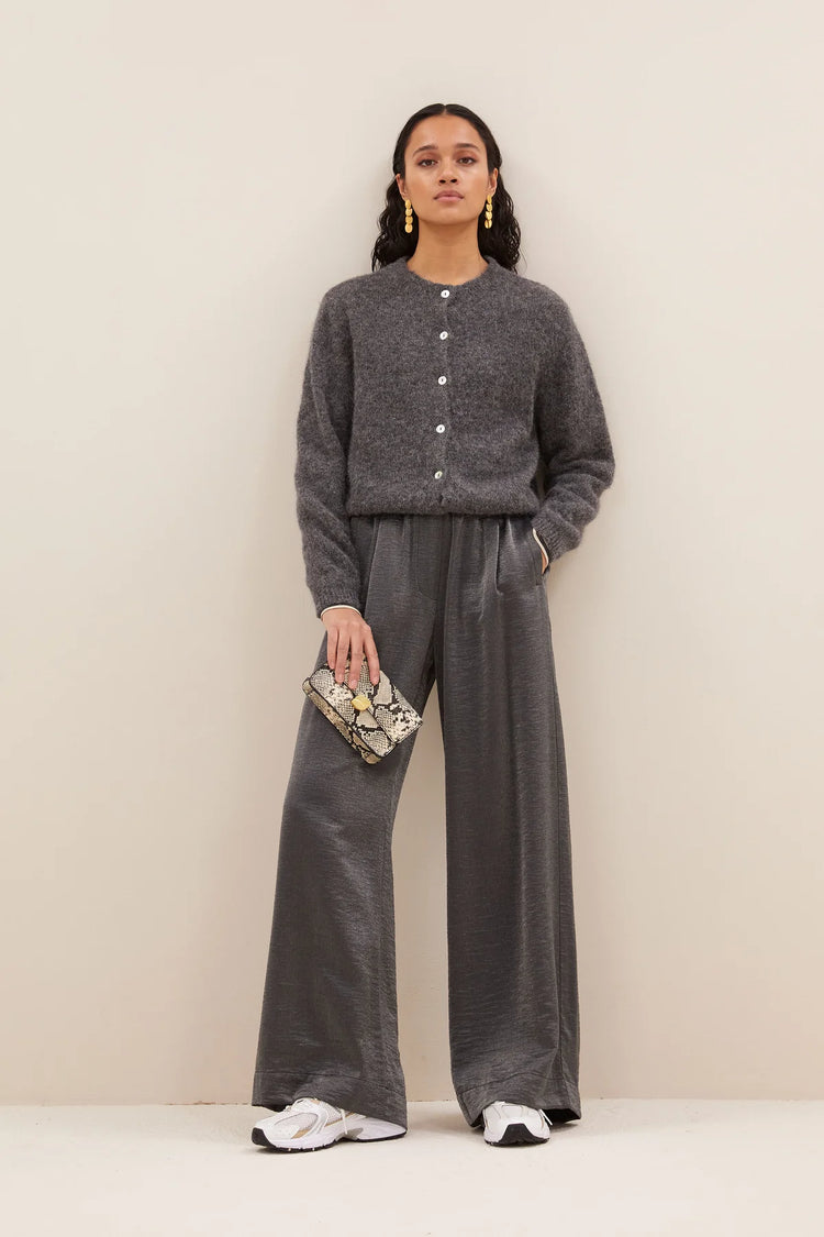 By Bar Benji Metallic Pants metallic silver