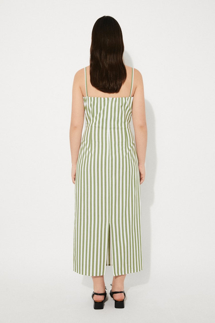 Rita Row Viridian Dress stripes