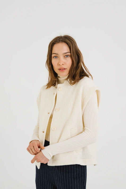 Sacrecoeur Sonny Wool Veste blanc