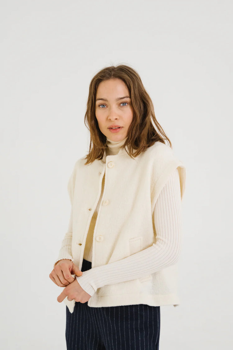 Sacrecoeur Sonny Wool Veste blanc