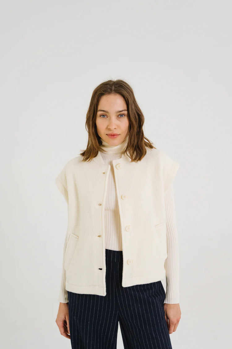 Sacrecoeur Sonny Wool Veste blanc