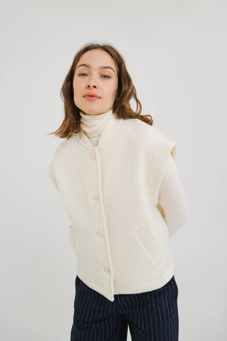 Sacrecoeur Sonny Wool Veste blanc
