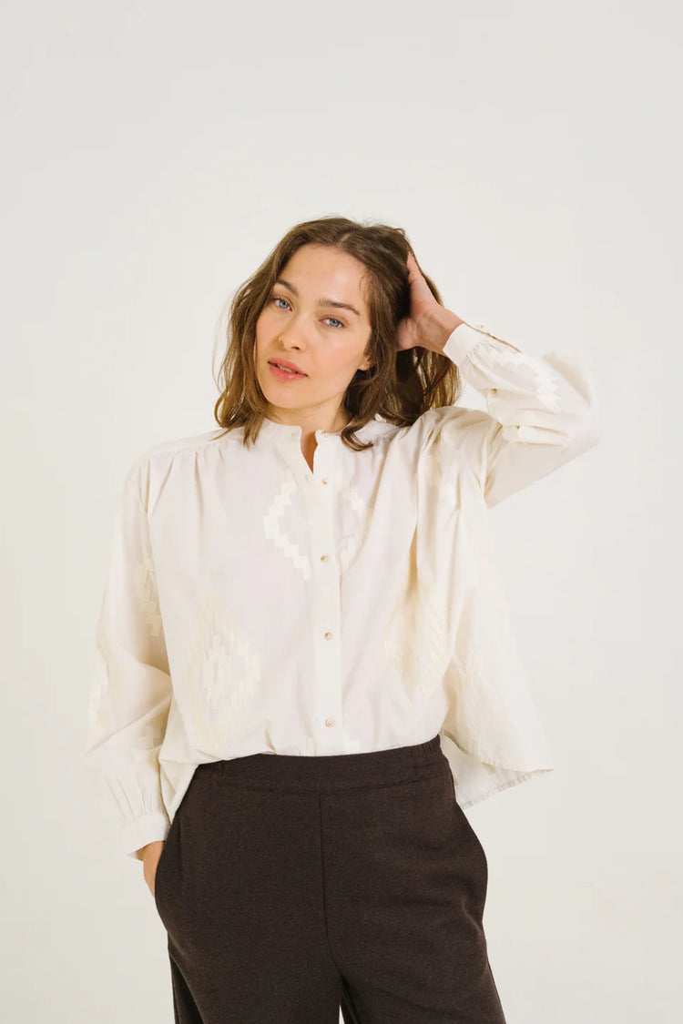 Sacrecoeur Ella Astra Blouse ecru