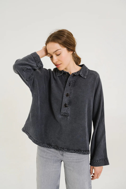 Sacrecoeur Joanie Blouse noir denim